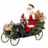30" Musically Animated Santa In Classic Car