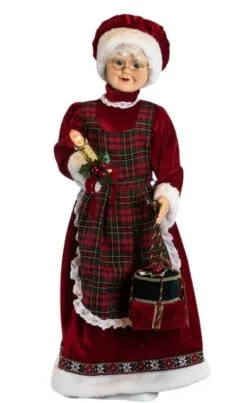 28" Animated Standing Mrs.Claus