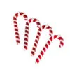 10" Red & White Candy Cane Ornament Set Of 4 -Christmas decorations Shop 0671401170