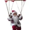 18" Red Parachute Santa With Bag -Christmas decorations Shop 0671401816