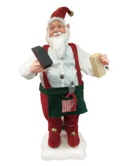 2 FT Animated Elf Santa With Hammer 10 2 FT Animated Elf Santa With Hammer -Christmas decorations Shop 0671401824
