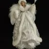 16" White & Silver Fairy Tree Topper -Christmas decorations Shop 0671401962NEW