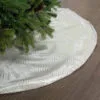 48" White & Silver Glitter Dots Tree Skirt -Christmas decorations Shop 0671402107