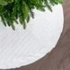 48" White Fuzzy Tree Skirt -Christmas decorations Shop 0671402113 1