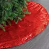 48" Red Sequin Tree Skirt