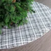 48" Grey, White, & Black Plaid Tree Skirt 1 48" Grey, White, & Black Plaid Tree Skirt -Christmas decorations Shop 0671402120