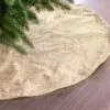 30" Light Gold Tree Skirt With Gold Edge Trim -Christmas decorations Shop 0671402130A