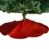 48" Red & Gold Glitter Leaves Tree Skirt -Christmas decorations Shop 0671402164