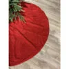 64" Red Chenille Knit Treeskirt -Christmas decorations Shop 0671402301