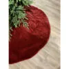 64" Burgundy Faux Fur Tree Skirt -Christmas decorations Shop 0671402303