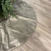 72" Silver Dupion Tree Skirt 1 72" Silver Dupion Tree Skirt -Christmas decorations Shop 0671402313