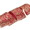 4" X 10 YD Red & Gold Swirl Ribbon Set Of 3 1 4" X 10 YD Red & Gold Swirl Ribbon Set Of 3 -Christmas decorations Shop 0671402507