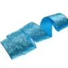 2.5" X 10 YD Turquoise Glitter Ribbon