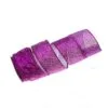 2.5" X 10 YD Purple Glitter Ribbon Set Of 3 -Christmas decorations Shop 0671402806A
