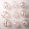 5" Clear Glass Spun Ornament Set Of 12 2 5" Clear Glass Spun Ornament Set Of 12 -Christmas decorations Shop 0671404503 1