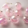 5" Pink Clear Ball Ornament Set Of 9 -Christmas decorations Shop 0671404504 1