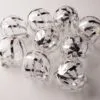 5" Silver Clear Ball Ornament Set Of 9 -Christmas decorations Shop 0671404509 1
