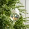 5" Iridescent Glass With Feather Ornament Set Of 9 -Christmas decorations Shop 0671404530 2