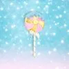 28" Pink & Gold Swirl Lollipop Pick With Blue Icing -Christmas decorations Shop 0671405718 1