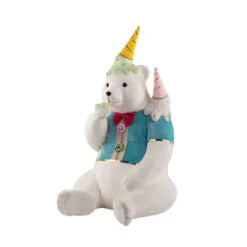 3.5 FT Polar Bear With Ice Cream -Christmas decorations Shop 0671405724 3