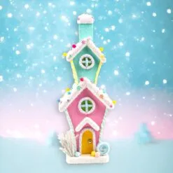 22" Pastel Candy Tiered Home