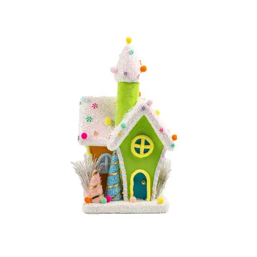 16" Green Jollys Candy House 4 16" Green Jollys Candy House - Image 2