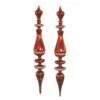 20" Red & Silver Finial Ornament Set Of 2 -Christmas decorations Shop 0671406818