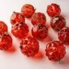 4" Red With Gold Assorted Ornament Set Of 12 -Christmas decorations Shop 0671406863 1