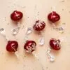 7" Red Mercury Jeweled Onion Drop Sets Of 6 -Christmas decorations Shop 0671406923c 1