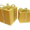 6" & 8" Gold Gift Box With Sequin Bow 2 6" & 8" Gold Gift Box With Sequin Bow -Christmas decorations Shop 0671407200