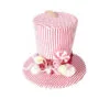 4" Red & White Stripe Candy Top Hat Set Of 6 -Christmas decorations Shop 0671407208
