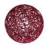 8" Burgundy Snowflake Glitter Ornament Set Of 2 -Christmas decorations Shop 0671407238