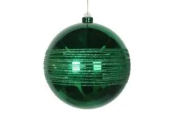 6" Glitter Shiny Ball Set Of 6 14 6" Glitter Shiny Ball Set Of 6 -Christmas decorations Shop 0671407449