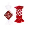 4" Red & White Shiny Candy Ornament Set Of 6 1 4" Red & White Shiny Candy Ornament Set Of 6 -Christmas decorations Shop 0671407559