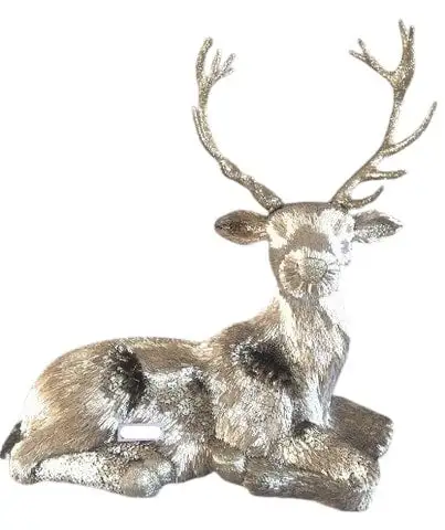 3 FT Gold Lying Deer 4 3 FT Gold Lying Deer - Image 2