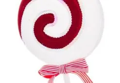 19" Red & White Lollipop With Bow Set Of 2 6 19" Red & White Lollipop With Bow Set Of 2 -Christmas decorations Shop 0671408309WEB