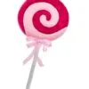 19" Pink & Red Lollipop With Bow Set Of 2 -Christmas decorations Shop 0671408310 1