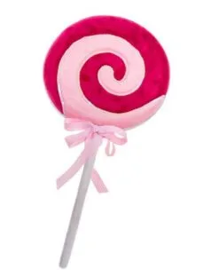 19" Pink & Red Lollipop With Bow Set Of 2