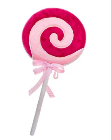 19" Pink & Red Lollipop With Bow Set Of 2 3 19" Pink & Red Lollipop With Bow Set Of 2