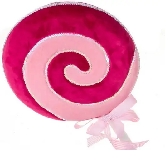 19" Pink & Red Lollipop With Bow Set Of 2 4 19" Pink & Red Lollipop With Bow Set Of 2 - Image 2