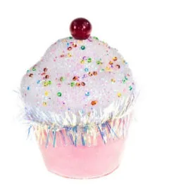 5" Pink Cupcake With Sprinkles Set Of 4 7 5" Pink Cupcake With Sprinkles Set Of 4 -Christmas decorations Shop 0671408316