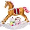 23" Brown Rocking Gingerbread Horse 2 23" Brown Rocking Gingerbread Horse -Christmas decorations Shop 0671408321