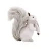 13" Grey Squirrel With Scarf & Pinecone -Christmas decorations Shop 0671408375