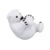 7" Polar Bear Playing With Foot -Christmas decorations Shop 0671408386