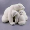 17" Momma Polar Bear With Cubs -Christmas decorations Shop 0671408391