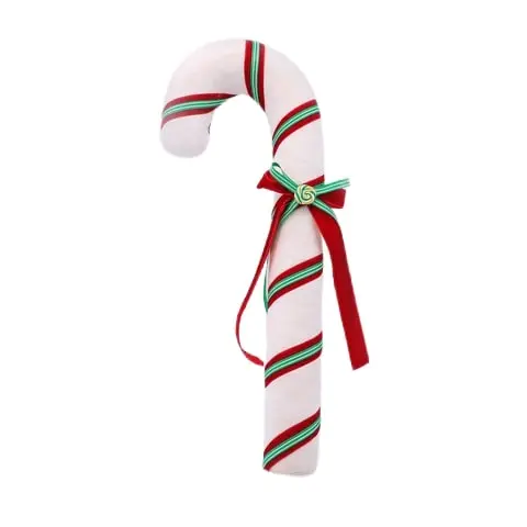 22" White, Green, & Red Candy Cane Ornament 3 22" White, Green, & Red Candy Cane Ornament