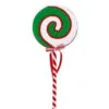 26" White & Green Lollipop Ornament Set Of 2 1 26" White & Green Lollipop Ornament Set Of 2 -Christmas decorations Shop 0671408412