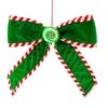 12" Peppermint & Green Hanging Candy Bow -Christmas decorations Shop 0671408430