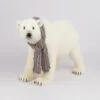 2.5 FT Polar Bear With Scarf 2 2.5 FT Polar Bear With Scarf -Christmas decorations Shop 0671408454
