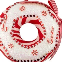 Peppermint Doughnut Ornament Set Of 6 -Christmas decorations Shop 0671408461B